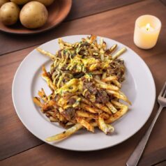 Beef bowl с картофелем фри